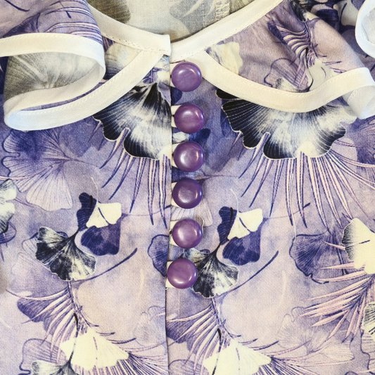 Grace purple hand made dresxs