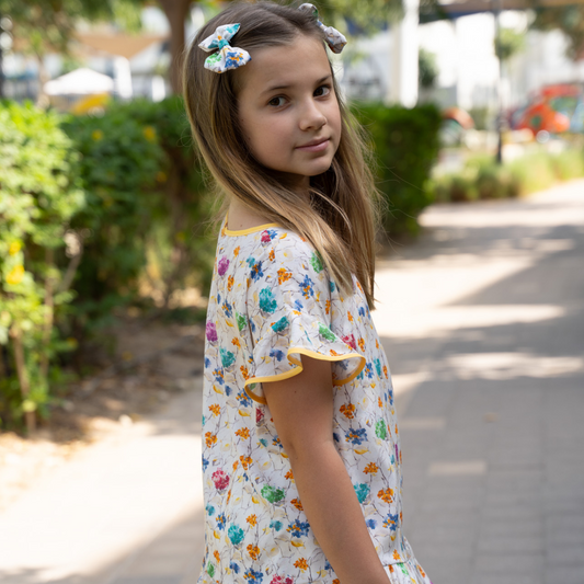 Betty Bloom Flutter Dress