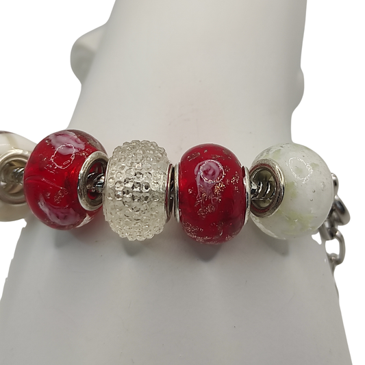 Glass Bead Charm Bracelets