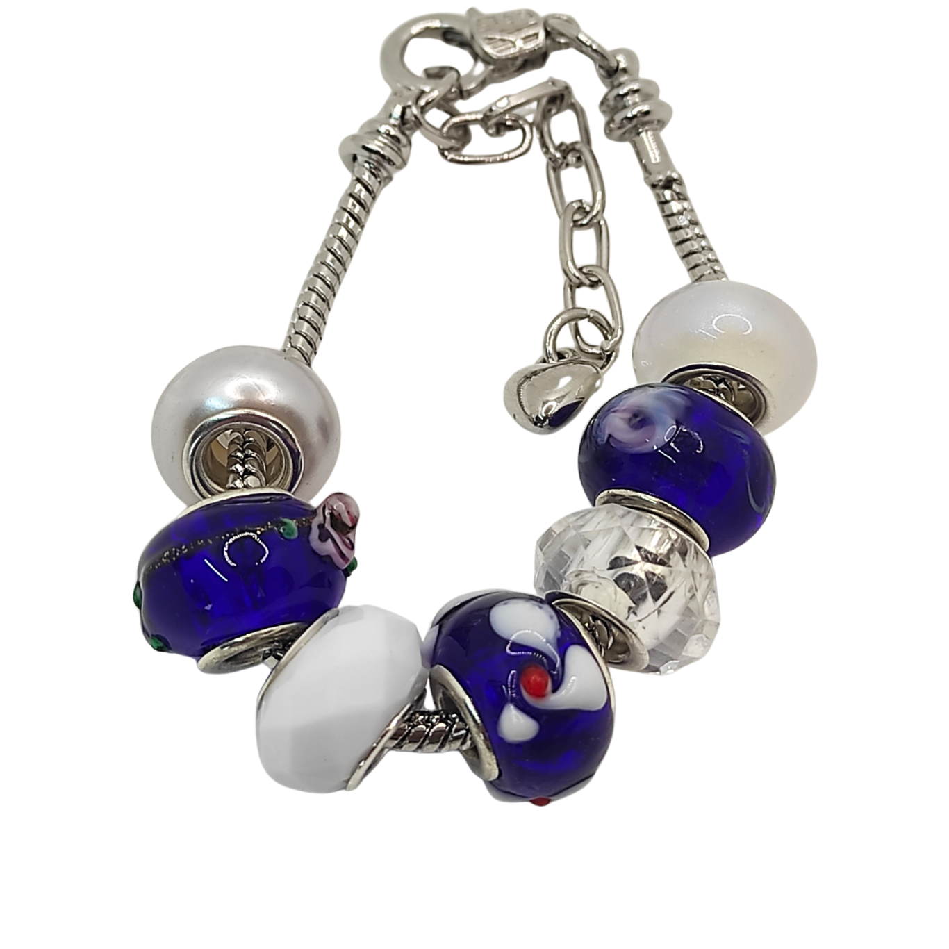 Glass Bead Charm Bracelets