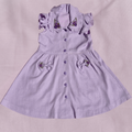 Lilac dream hand embroidered dress