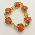 Citrus Charm Resin Bracelet