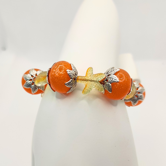 🍊 Citrus Charm Resin Bracelet 🍊