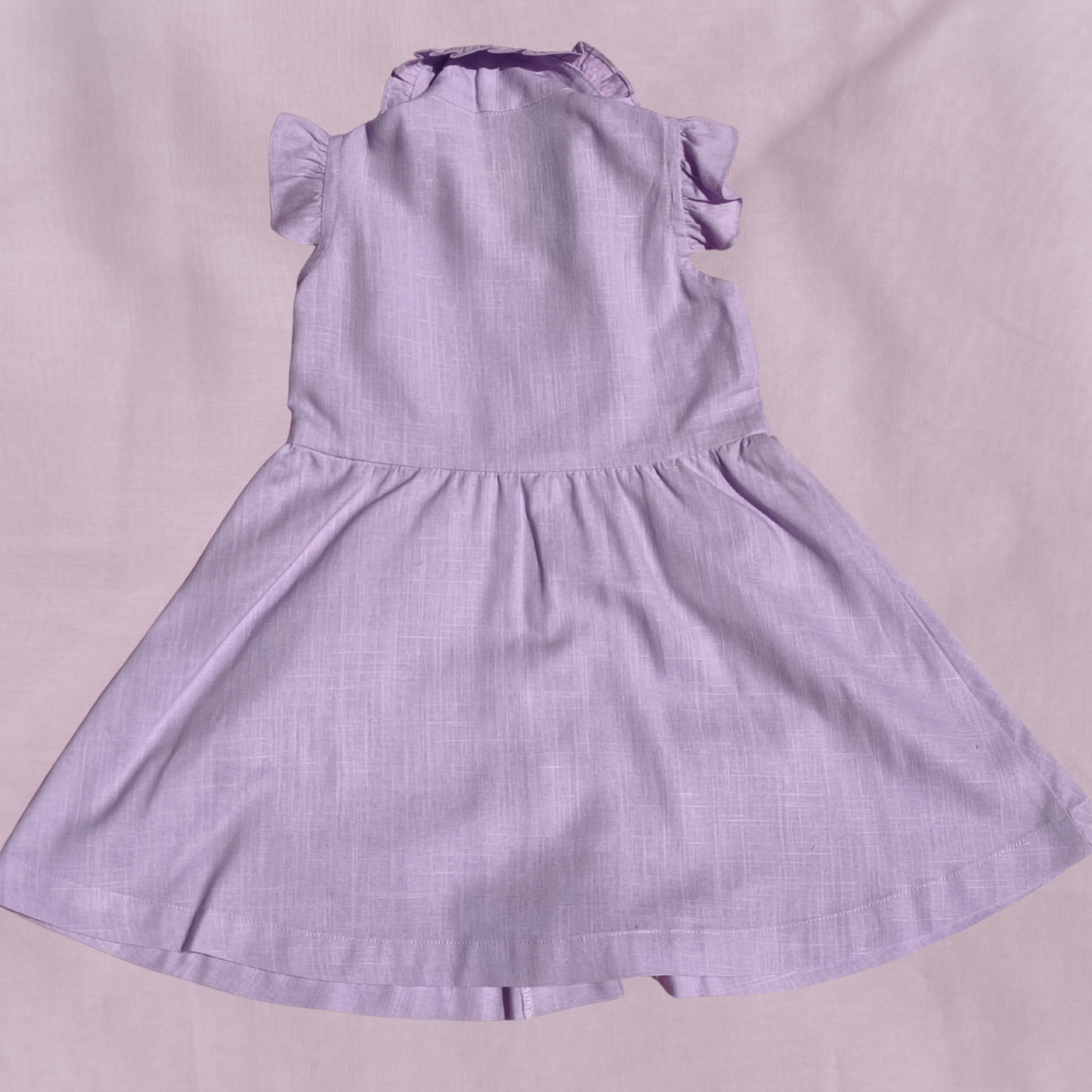 Lilac dream hand embroidered dress