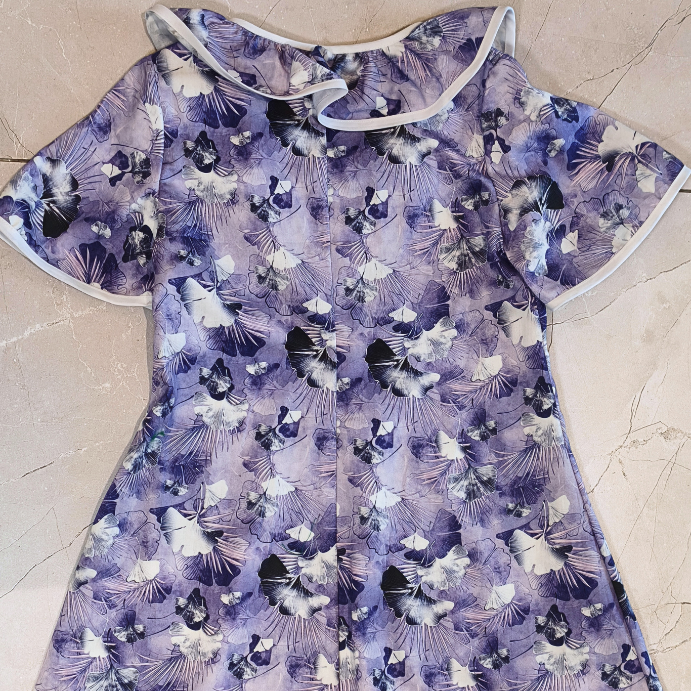 Grace purple hand made dresxs