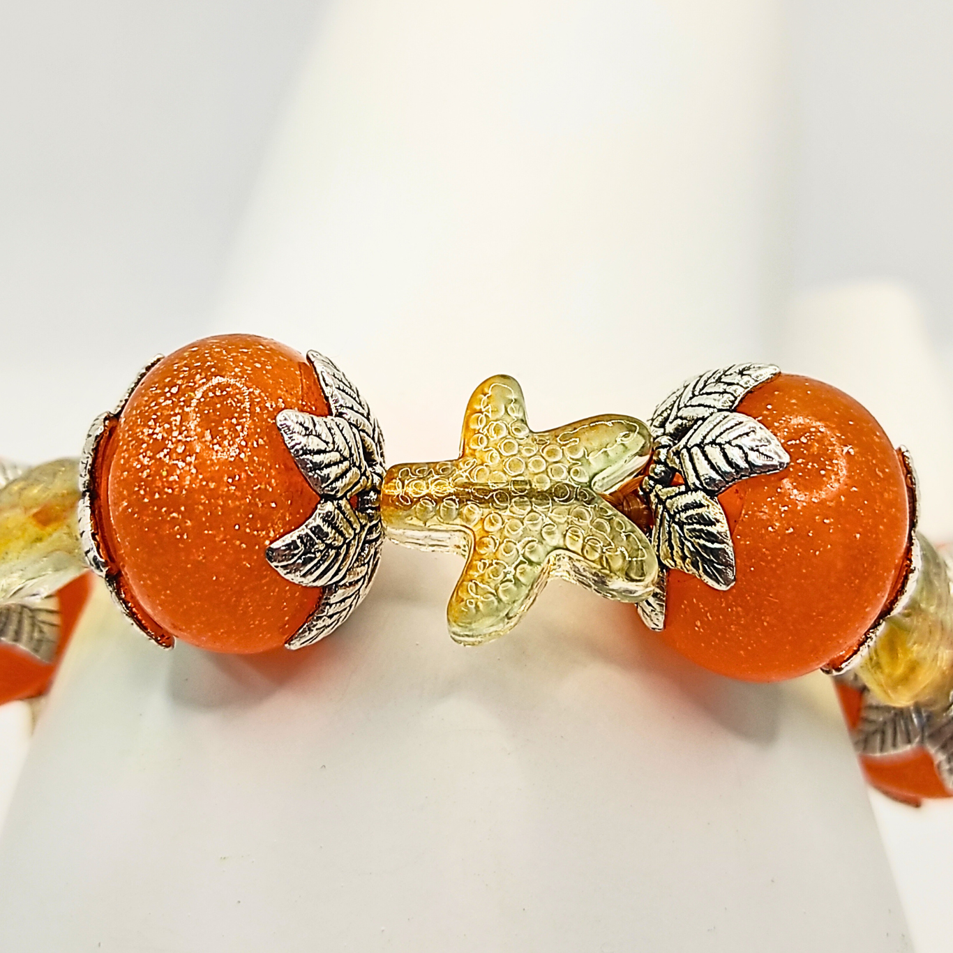 🍊 Citrus Charm Resin Bracelet 🍊