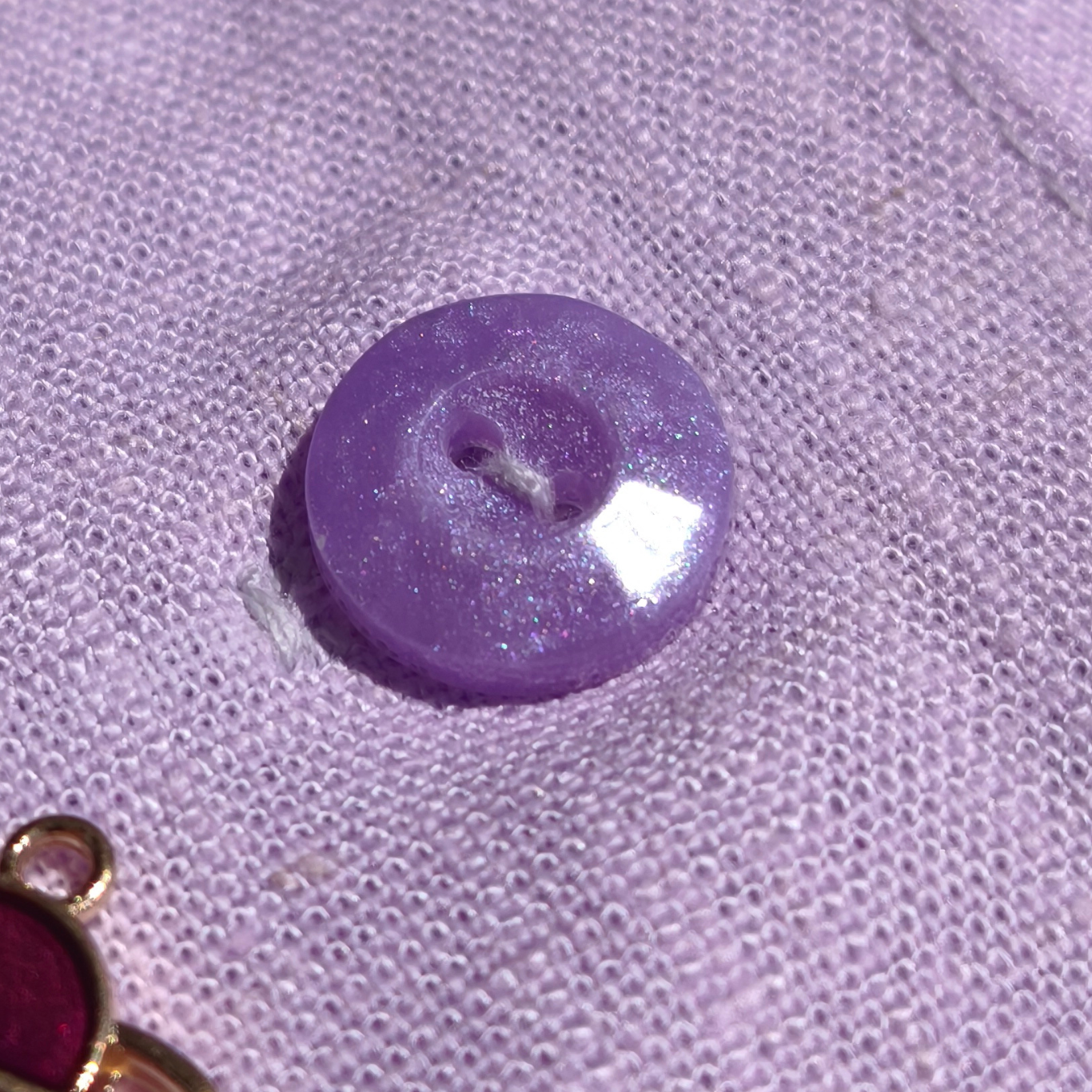 Lilac dream hand embroidered dress