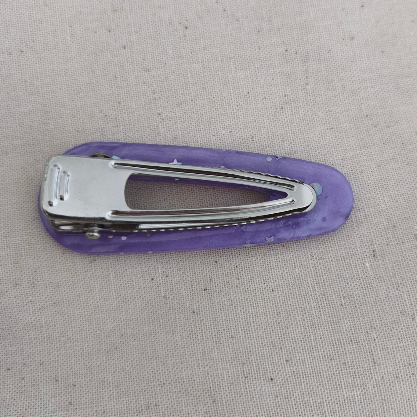 Lilac dream hand made hair clips, set of 2 clips