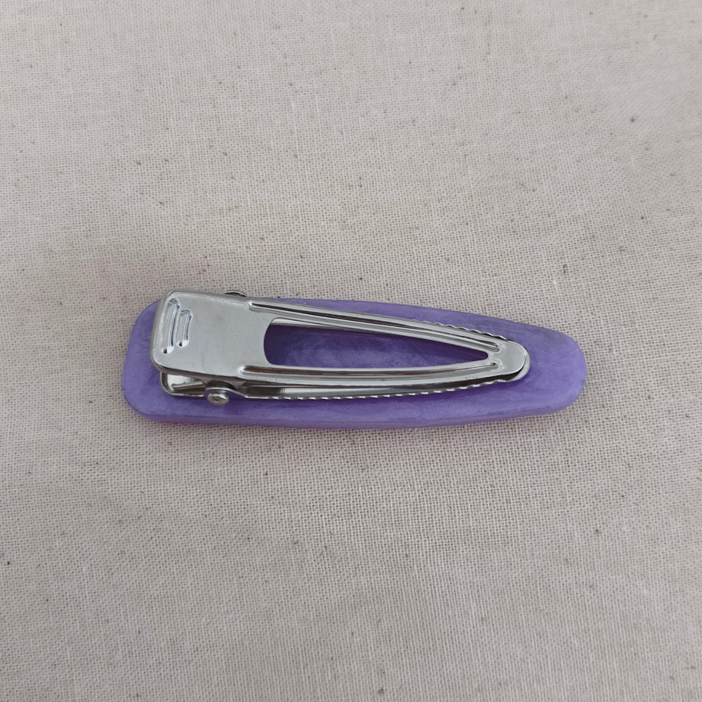 Lilac dream hand made hair clips, set of 2 clips